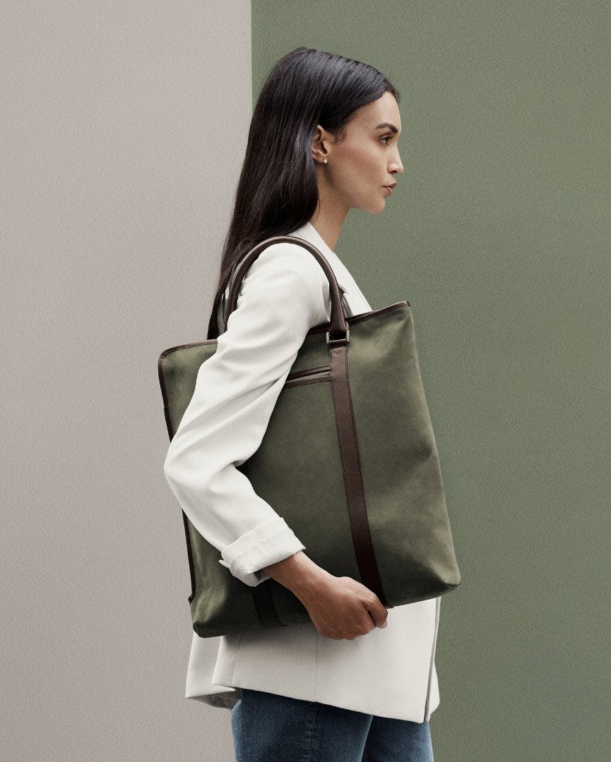 Anywhere Tote Soft leather tote bag