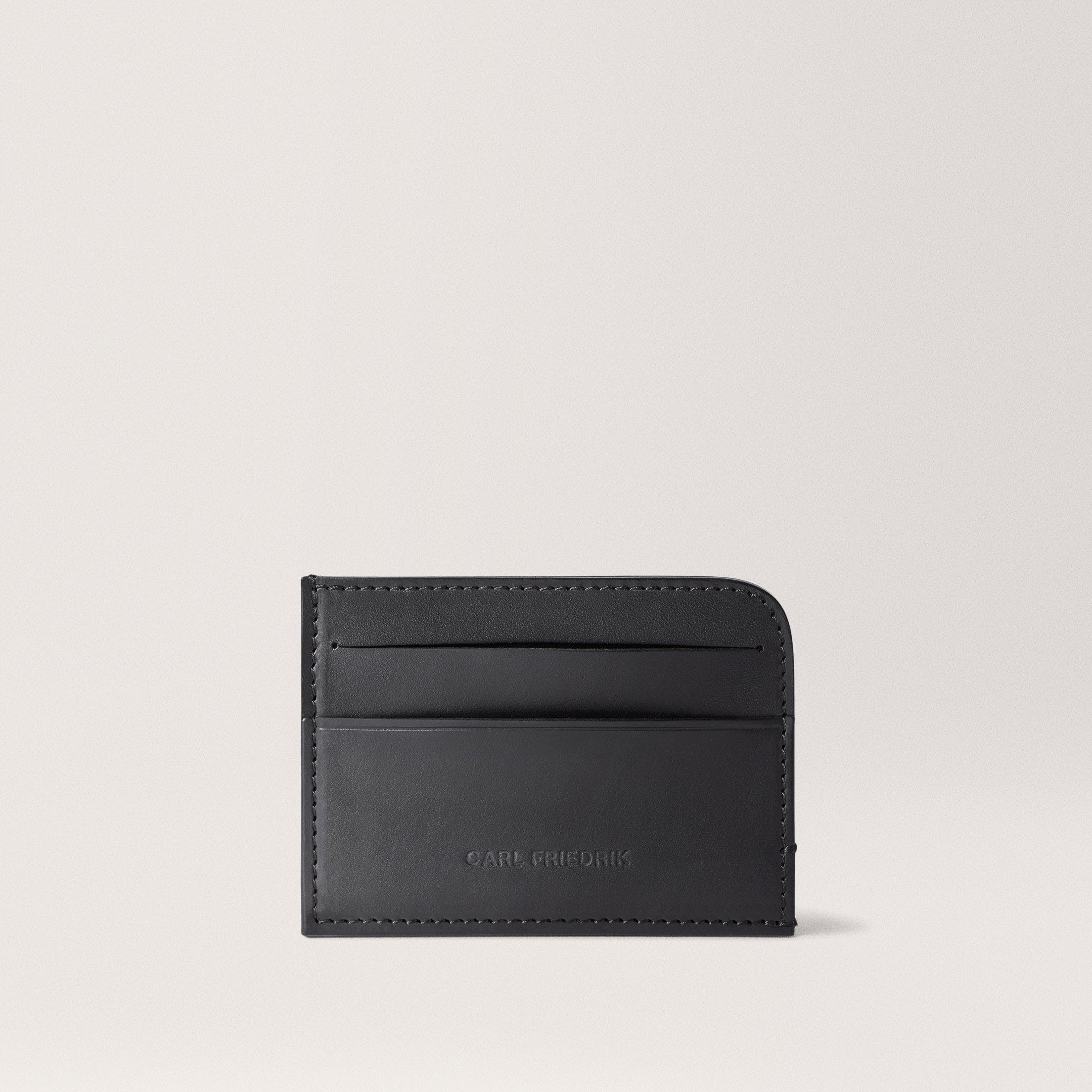 Hatton Cardholder Black Slim leather card holder