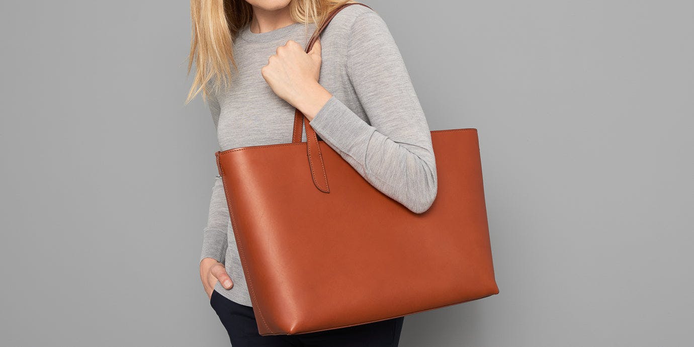 Ashby - Return Women's leather tote - Fair condition