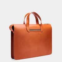 Vallance - Return Cognac Slim leather briefcase - Fair Condition 