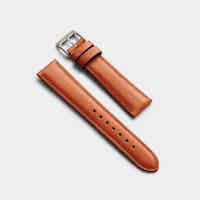 The Classic Watch Strap Cognac / 18mm Leather watch strap