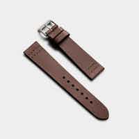 The Modern Watch Strap Chocolate / 18mm Leather watch strap