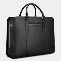 Palissy 25-hour - Return Black / Grey Large leather briefcase - Excellent Condition