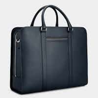 Palissy 25-hour - Return Navy / Grey Large leather briefcase - Good Condition
