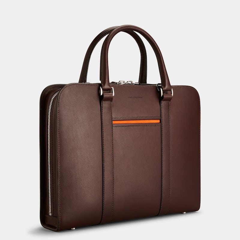 Palissy Briefcase chocolate-orange