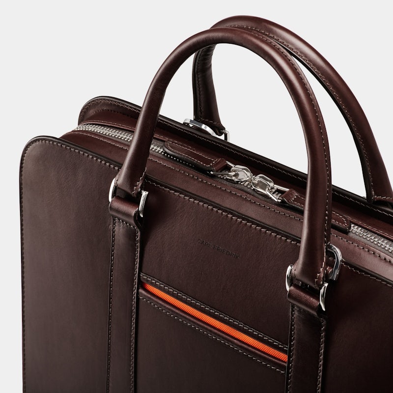 Palissy Briefcase chocolate-orange