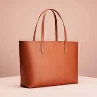 Ashby - Return Cognac / grey Women's leather tote - Good condition