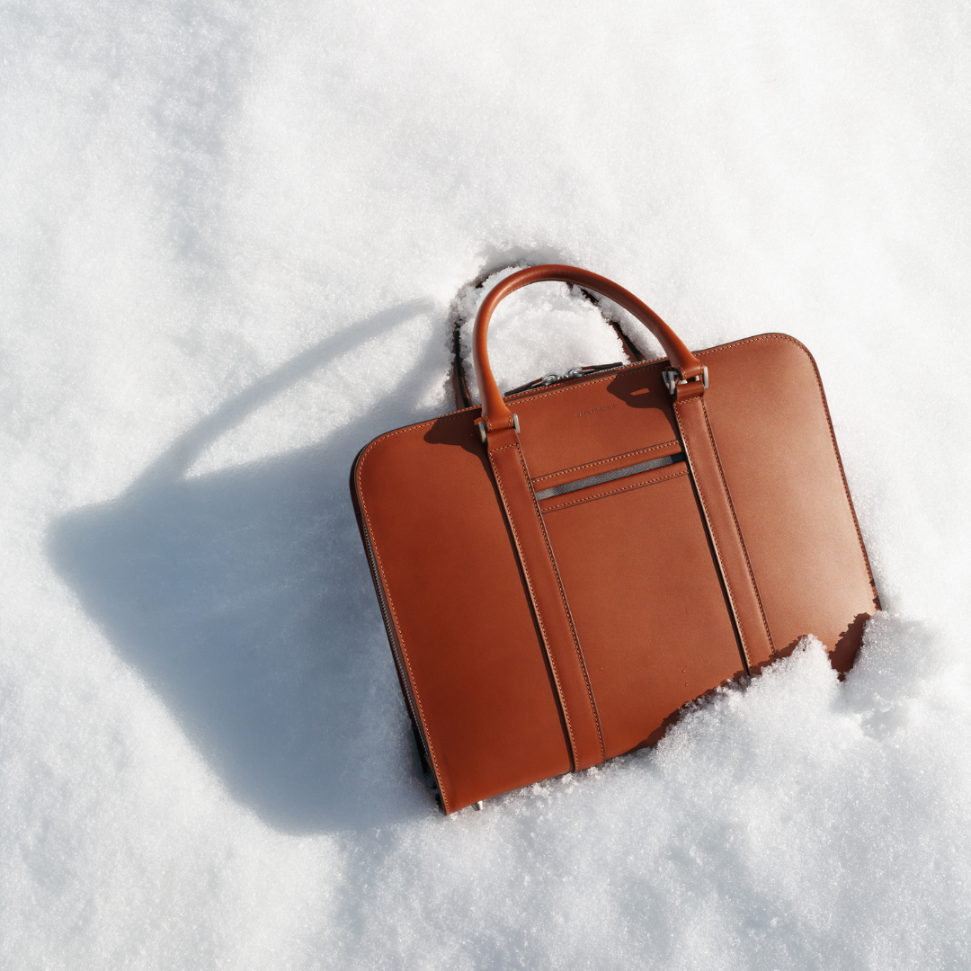 Palissy Overnight Large leather briefcase