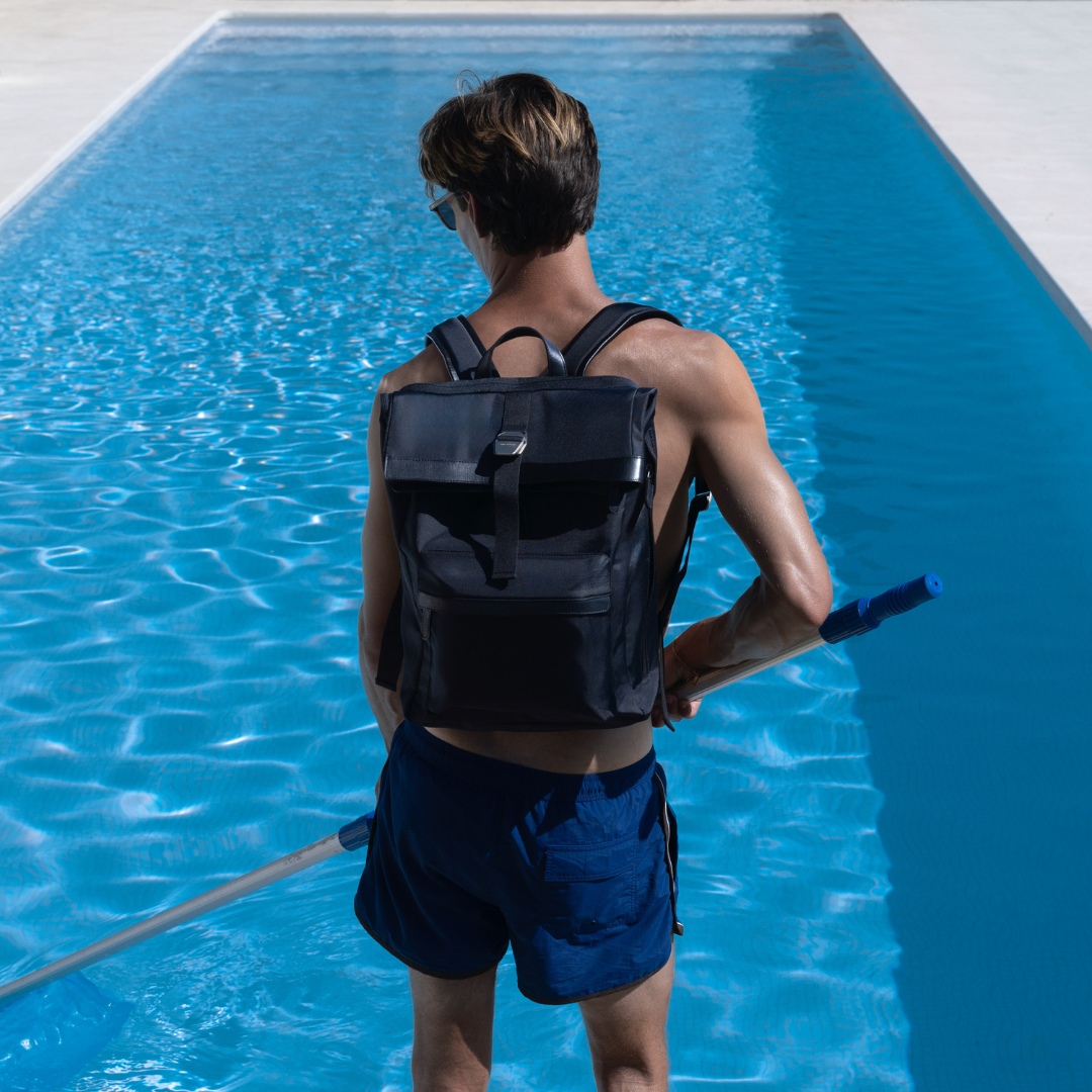 City-hopper Backpack Nylon fold top backpack