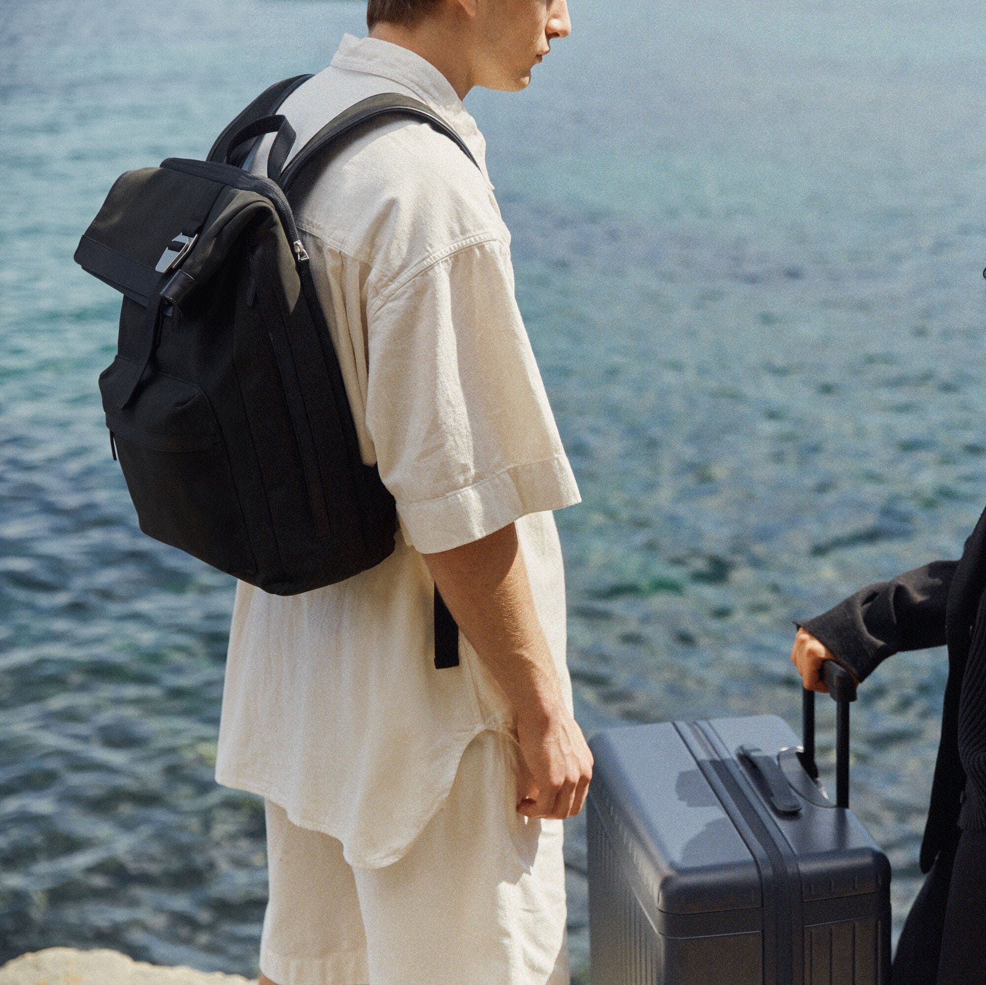 City-hopper Backpack Nylon fold top backpack